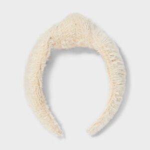 Universal Thread Fuzzy Taupe Top Knot Women’s Headband NWT